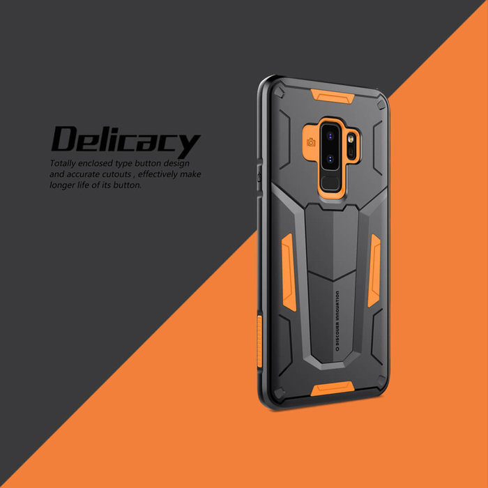 Противоударный чехол накладка Nillkin Defender 2 для Samsung Galaxy S9 Plus Оранжевый - Изображение 34039