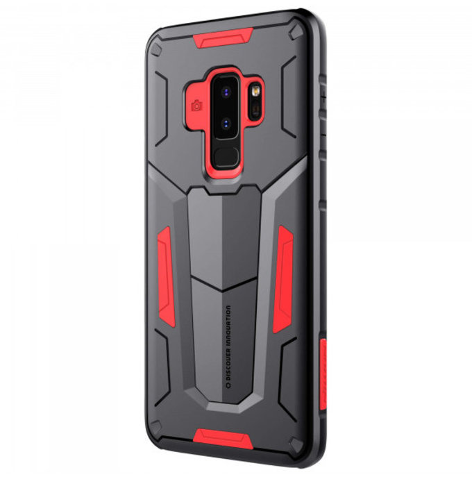Противоударный чехол накладка Nillkin Defender 2 для Samsung Galaxy S9 Plus Красный - Изображение 34093