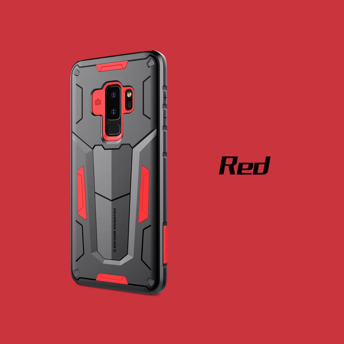 Противоударный чехол накладка Nillkin Defender 2 для Samsung Galaxy S9 Plus Красный - Изображение 34099