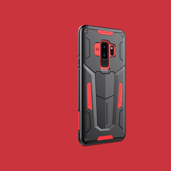Противоударный чехол накладка Nillkin Defender 2 для Samsung Galaxy S9 Plus Красный - Изображение 34101