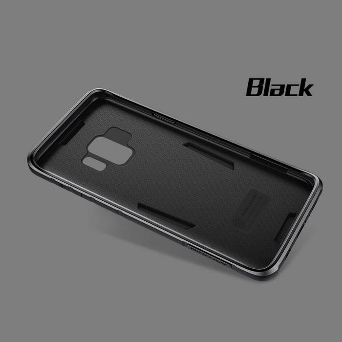 Противоударный чехол накладка Nillkin Defender 2 для Samsung Galaxy S9 Черный - Изображение 34137