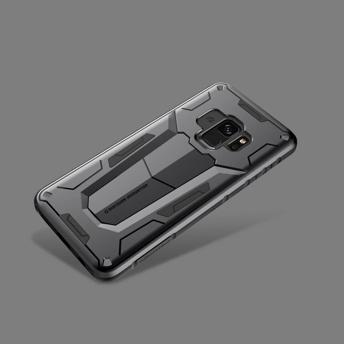 Противоударный чехол накладка Nillkin Defender 2 для Samsung Galaxy S9 Черный - Изображение 34139