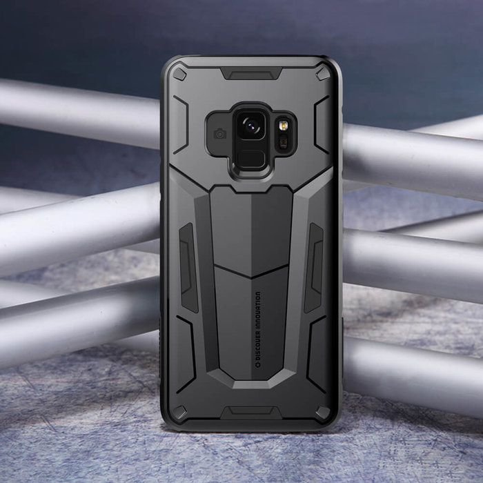 Противоударный чехол накладка Nillkin Defender 2 для Samsung Galaxy S9 Черный - Изображение 34141