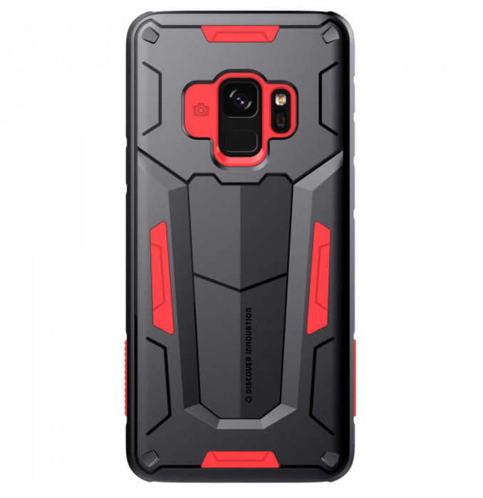 Противоударный чехол накладка Nillkin Defender 2 для Samsung Galaxy S9 Красный - Изображение 34149