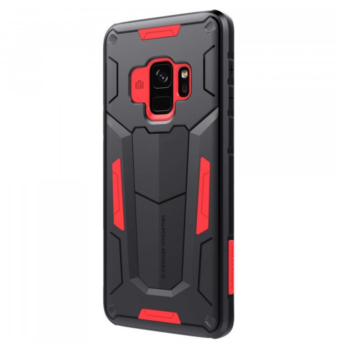 Противоударный чехол накладка Nillkin Defender 2 для Samsung Galaxy S9 Красный - Изображение 34153