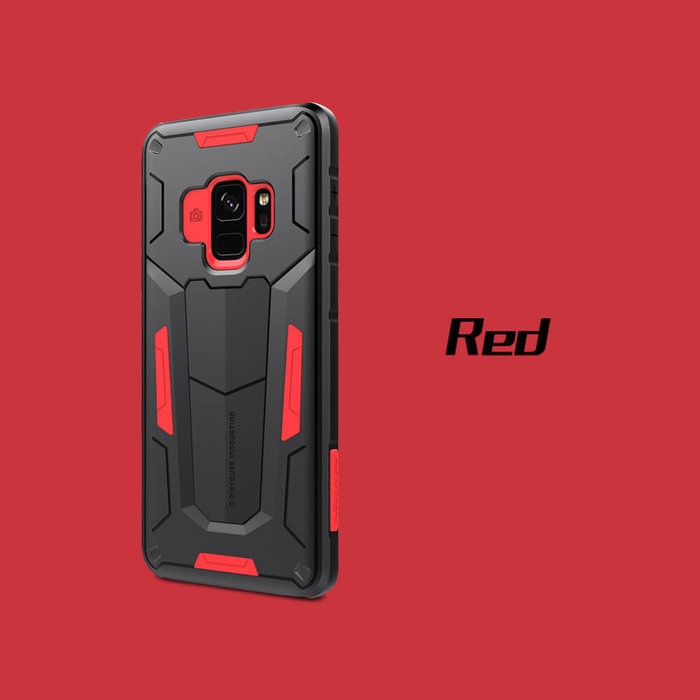 Противоударный чехол накладка Nillkin Defender 2 для Samsung Galaxy S9 Красный - Изображение 34169