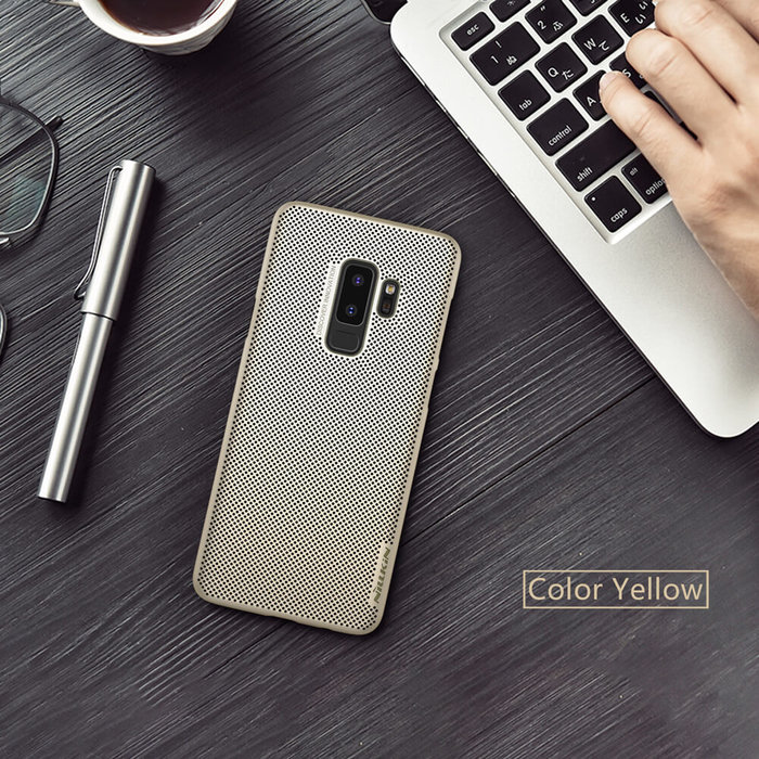 Чехол накладка Nillkin Air для Samsung Galaxy S9 Plus Золотой - Изображение 34475