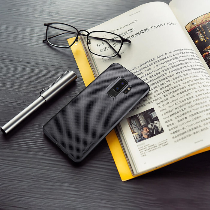 Чехол накладка Nillkin Air для Samsung Galaxy S9 Plus Золотой - Изображение 34489