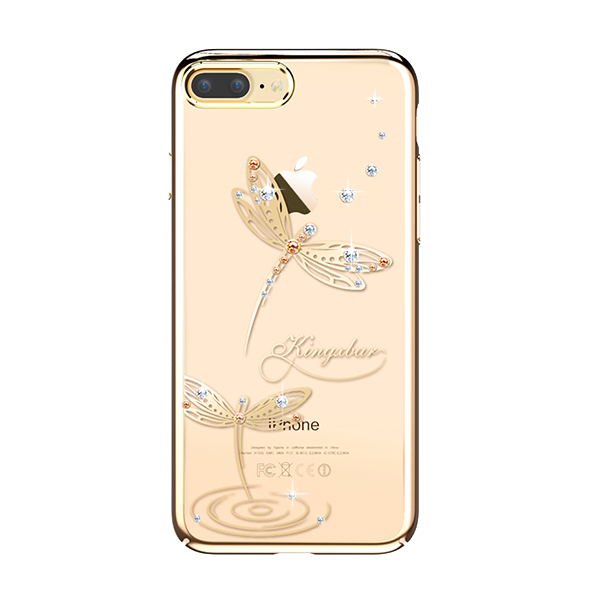Чехол накладка Swarovski Kingxbar Classic Gold Dragonfly для iPhone 7 Plus Золото - Изображение 8037