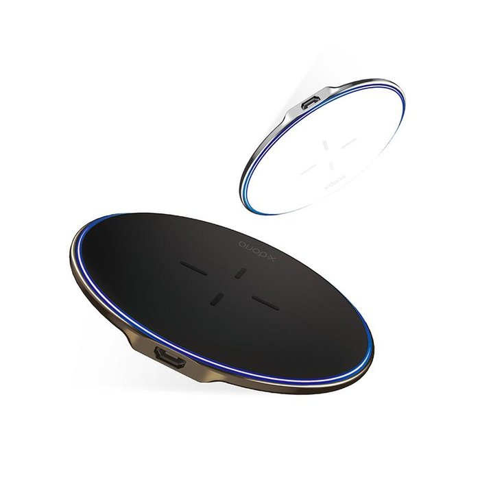 Беспроводная зарядка X-Doria Pebble Fast Wireless Charger Черная - Изображение 34845