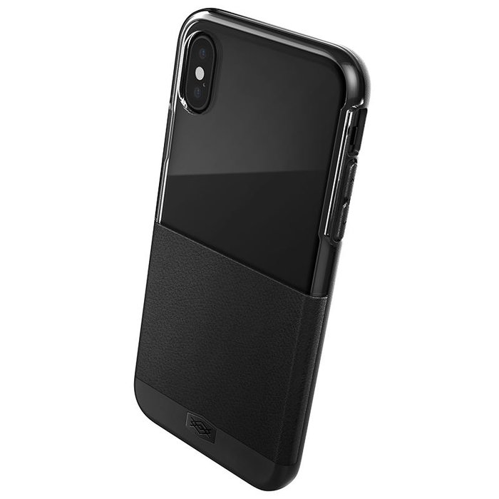 Кожаный чехол накладка X-Doria Dash Case для iPhone X Черный - Изображение 34905