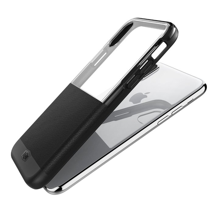 Кожаный чехол накладка X-Doria Dash Case для iPhone X Черный - Изображение 34907