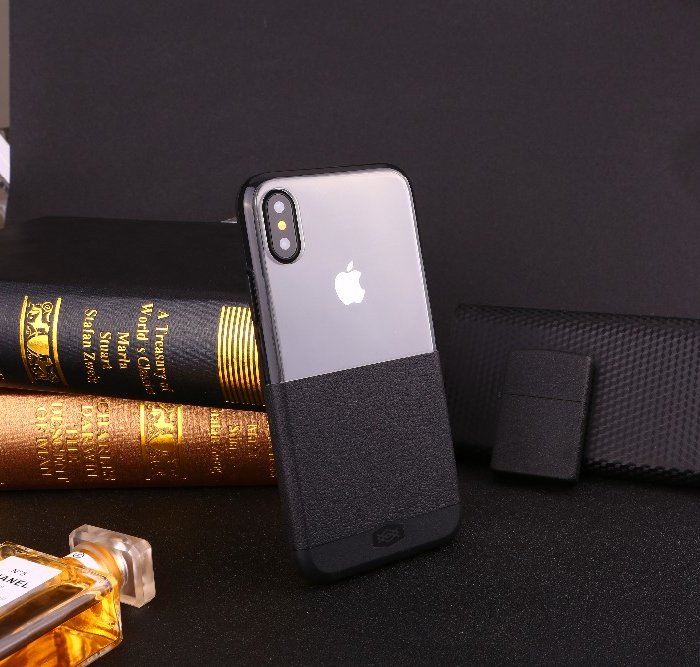 Кожаный чехол накладка X-Doria Dash Case для iPhone X Черный - Изображение 34923