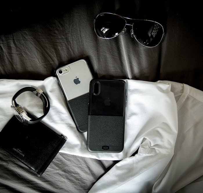 Кожаный чехол накладка X-Doria Dash Case для iPhone X Черный - Изображение 34933