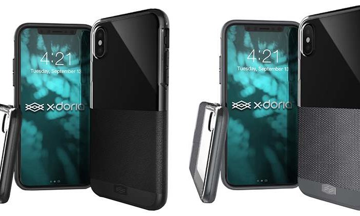 Чехол накладка X-Doria Dash Case для iPhone X Серый нейлон - Изображение 34945