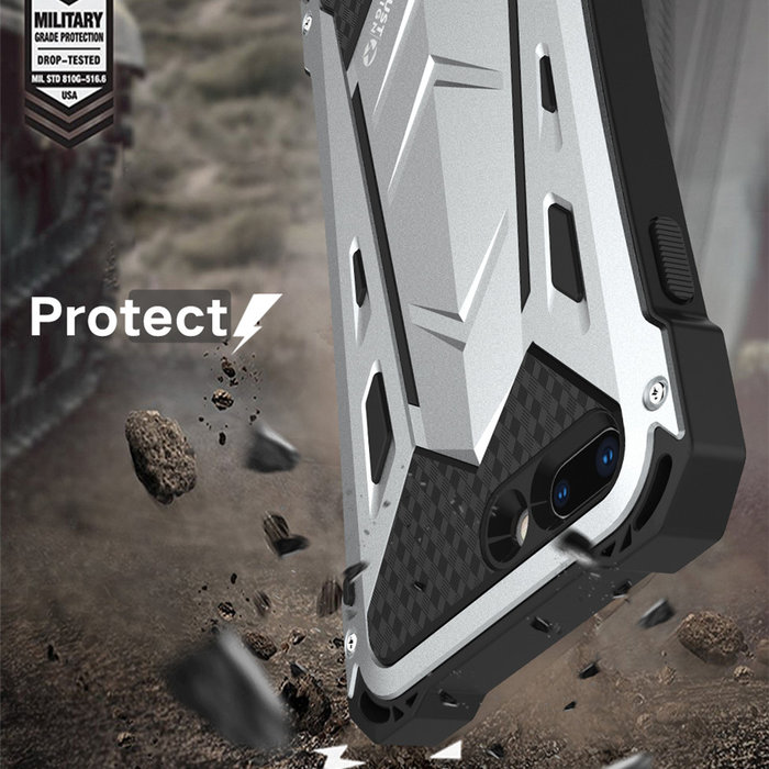 Противоударный чехол R-Just Armor для iPhone 8 Plus Черный - Изображение 35474