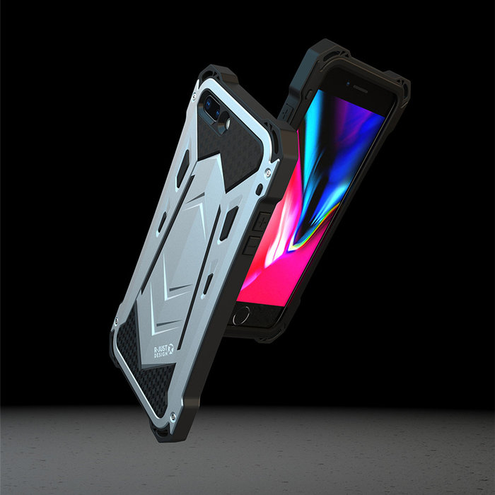 Противоударный чехол R-Just Armor для iPhone 8 Серебро - Изображение 35532