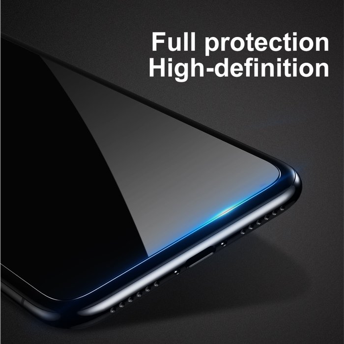 Защитное стекло Baseus Slim Tempered 0.3mm для iPhone X Прозрачное - Изображение 35666