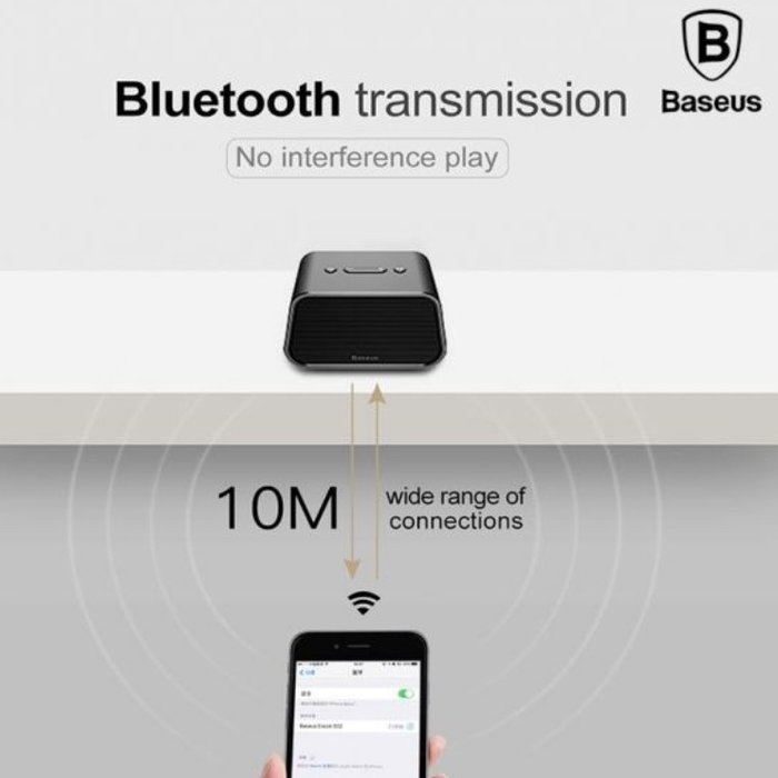 Портативная Bluetooth колонка с флешкой Baseus Encok Multi-Functional E02 Золото - Изображение 63037