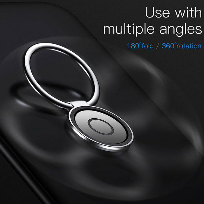 Чехол накладка + держатель с беспроводной зарядкой в воздуховод Baseus Magnetic Wireless Charging для iPhone 8 Plus Черный - Изображение 102982