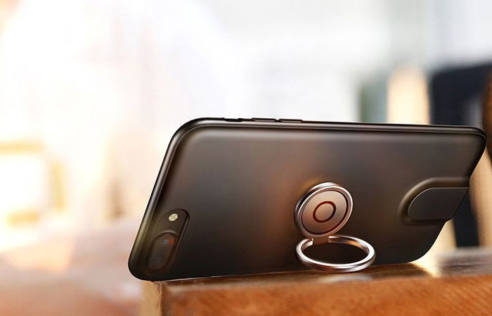 Чехол накладка + держатель с беспроводной зарядкой в воздуховод Baseus Magnetic Wireless Charging для iPhone 8 Plus Черный - Изображение 102988