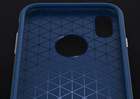 Силиконовый чехол накладка Rock Spase для iPhone X Синий - Изображение 103939