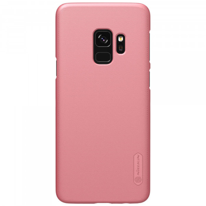 Чехол накладка Nillkin Frosted Shield для Samsung Galaxy S9 Розовый - Изображение 104032