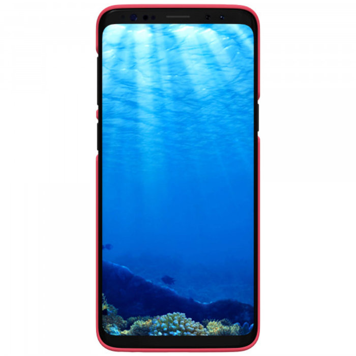 Чехол накладка Nillkin Frosted Shield для Samsung Galaxy S9 Красный - Изображение 104014