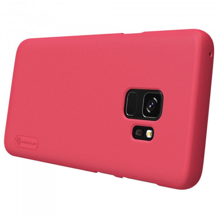 Чехол накладка Nillkin Frosted Shield для Samsung Galaxy S9 Красный - Изображение 104023