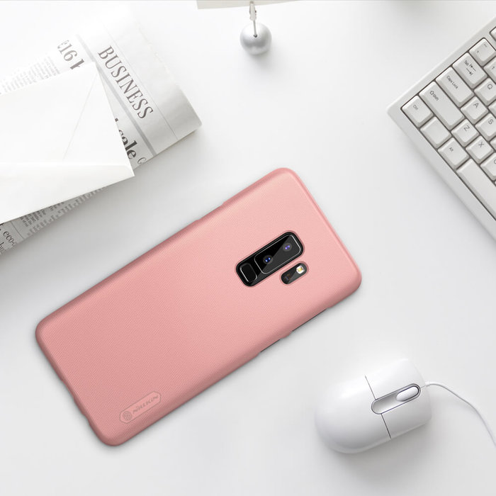 Чехол накладка Nillkin Frosted Shield для Samsung Galaxy S9 Plus Розовый - Изображение 104218