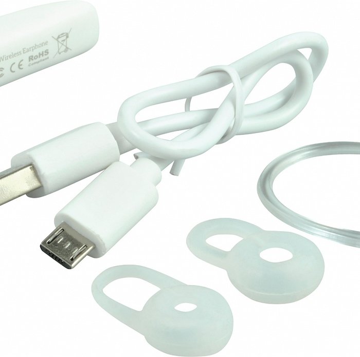 Беспроводная гарнитура для телефона Hoco E1 Bluetooth Headset Белая - Изображение 104816