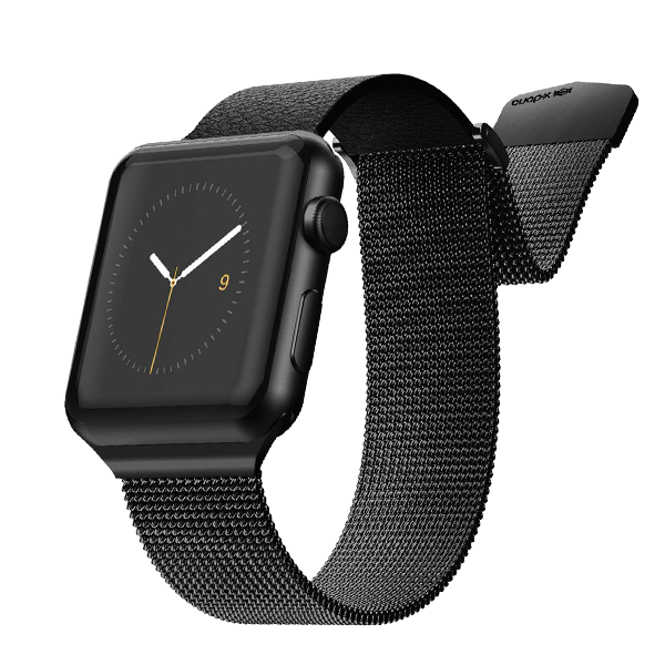 Ремешок X-Doria Hybrid Mesh для Apple Watch 3 / 2 / 1 (42мм) Черный - Изображение 98441