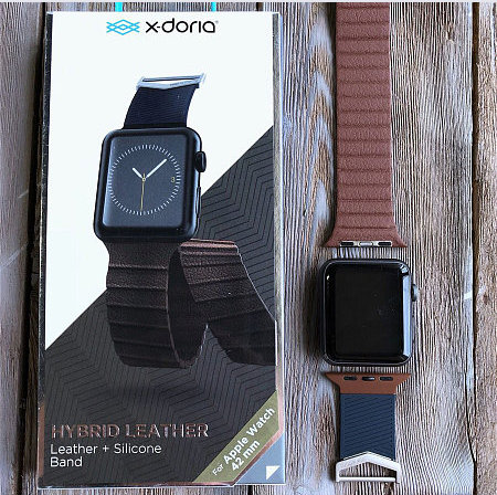 Кожаный ремешок X-Doria Hybrid Leather для Apple Watch 3 / 2 / 1 (42мм) Коричневый - Изображение 98560