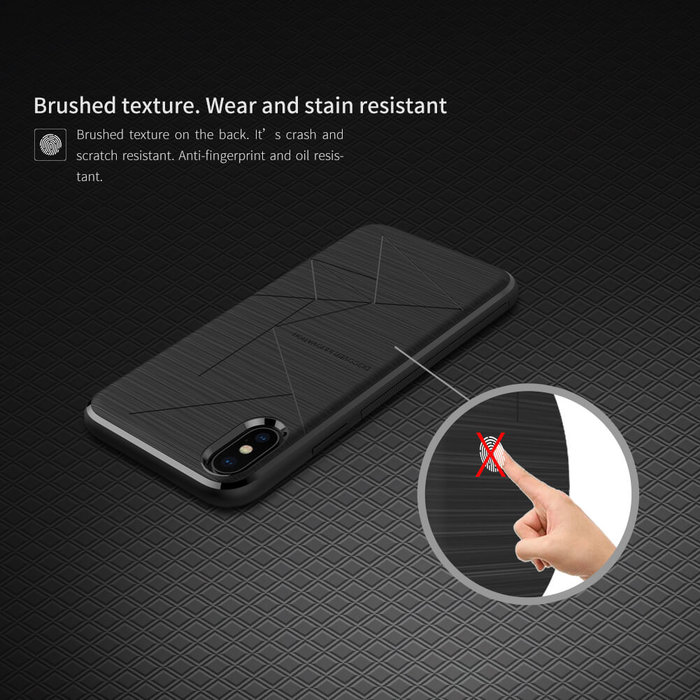 Чехол накладка Nillkin Magic Case для iPhone X Черный - Изображение 98596