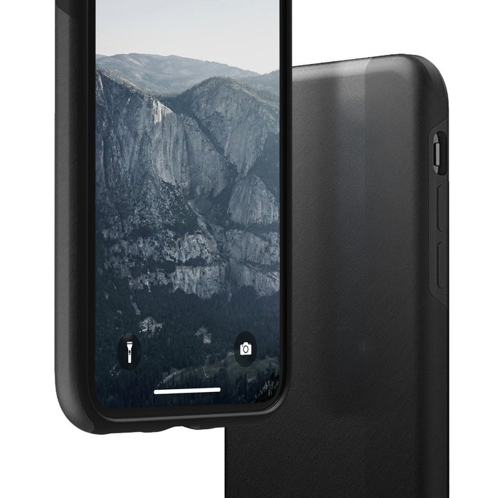 Чехол накладка Nomad Carbon для iPhone X Черный - Изображение 105542