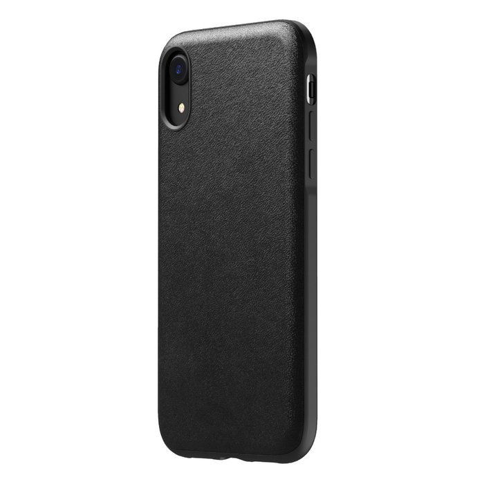 Кожаный чехол накладка Nomad Rugged Rustic Leather для iPhone Xr Черный - Изображение 105644