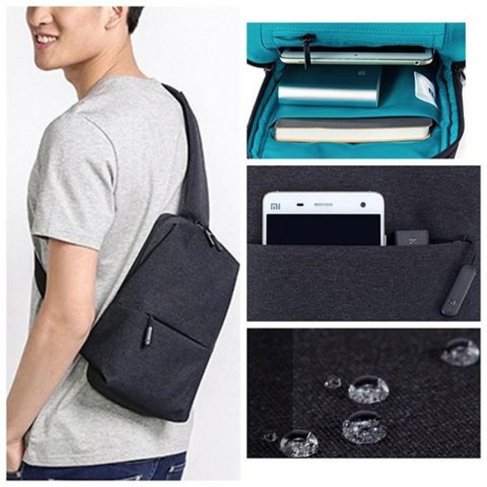 Рюкзак Xiaomi Multifunctional Urban Chest Backpack Чёрный - Изображение 108530