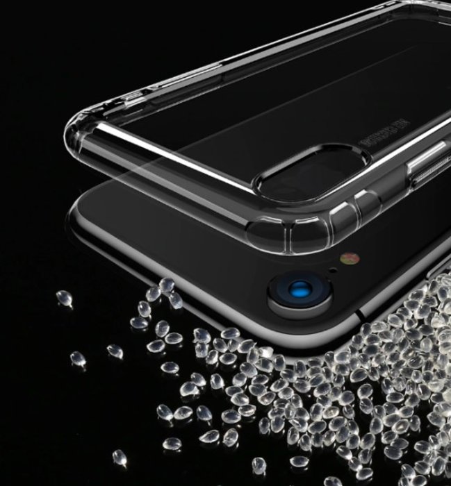 Силиконовый чехол накладка Baseus Safety Airbags Case для iPhone Xs Золото - Изображение 106611