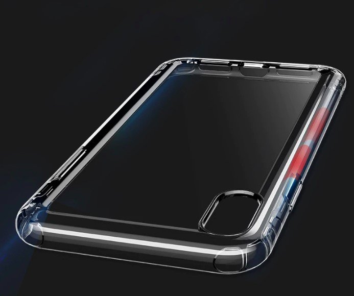 Силиконовый чехол накладка Baseus Safety Airbags Case для iPhone Xs Серый - Изображение 113241