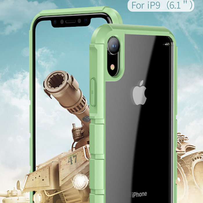 Чехол накладка Baseus Panzer Case для iPhone Xr Зеленый - Изображение 106739