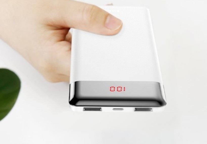 Внешний аккумулятор Baseus Mini Cu Digital Display Power Bank 10000mAh Белый