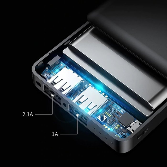 Внешний аккумулятор Baseus Mini Cu Power Bank Dual USB 10000mAh Белый - Изображение 106911