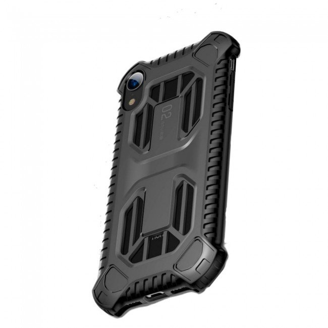 Чехол накладка Baseus Cold Front Сooling Case для iPhone Xr Черный - Изображение 107237