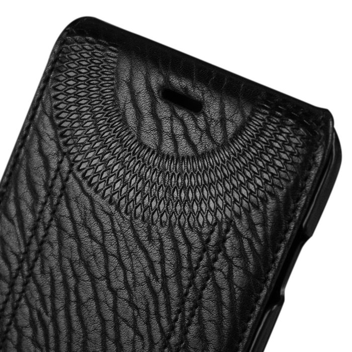 Кожаный чехол флип Pierre Cardin для iPhone 8 Черный - Изображение 107507