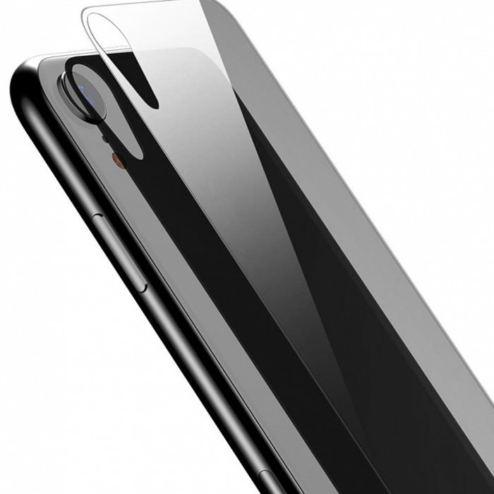 Защитное стекло на заднюю крышку Baseus Full Tempered Glass 0.3mm для iPhone Xr Прозрачное - Изображение 107549