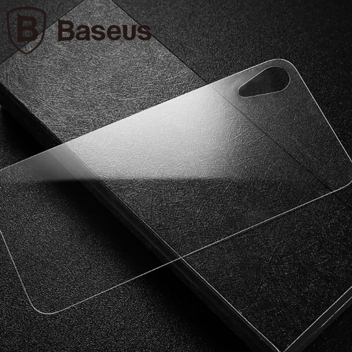 Защитное стекло на заднюю крышку Baseus Full Tempered Glass 0.3mm для iPhone Xr Прозрачное - Изображение 107576