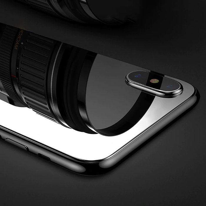 Защитное стекло на заднюю крышку Baseus Full Tempered Glass 0.3mm для iPhone Xs Max Прозрачное - Изображение 107614