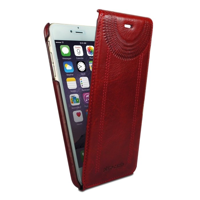 Кожаный чехол флип Pierre Cardin для iPhone 7 Красный - Изображение 98932