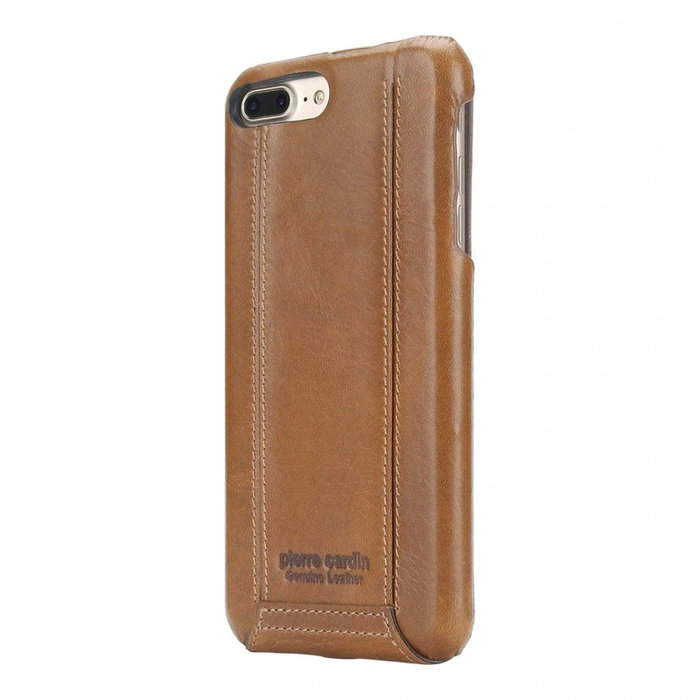 Кожаный чехол флип Pierre Cardin для iPhone 7 Коричневый - Изображение 99027
