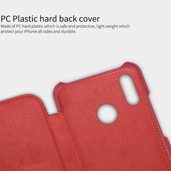 Чехол книжка Nillkin Qin Leather Case для Huawei P20 Lite Красный - Изображение 99071
